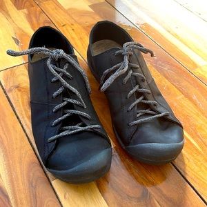 Keen Sienna Oxford - leather and fabric - W10